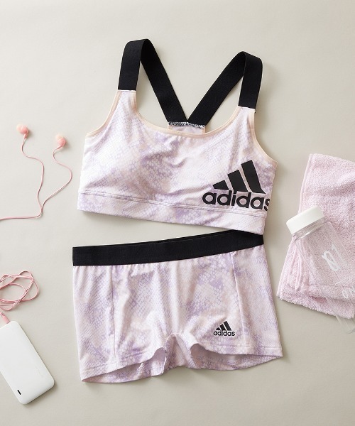 adidas(アディダス)の「adidas/アディダス サイドロゴ ハーフショーツ 吸汗速乾(ショーツ・レディース・ブラック/ダークグリーン/クリーム/ブラック系その他/ブルー系その他・MEDIUM/LARGE)」の14枚目の写真