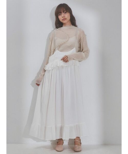 merry jenny（メリージェニー）の「バイカラーレースストラップシューズ（パンプス・レディース・ピンク/アイボリー・MEDIUM/LARGE）」の6枚目の写真