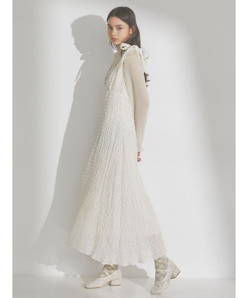 merry jenny（メリージェニー）の「バイカラーレースストラップシューズ（パンプス・レディース・ピンク/アイボリー・MEDIUM/LARGE）」の19枚目の写真