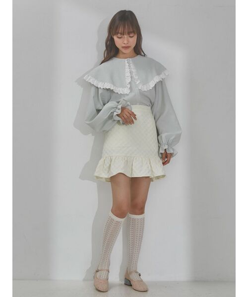 merry jenny（メリージェニー）の「バイカラーレースストラップシューズ（パンプス・レディース・ピンク/アイボリー・MEDIUM/LARGE）」の22枚目の写真