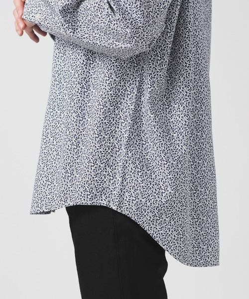 NANO universe（ナノユニバース）の「LB.04/フラワープリントシャツ 長袖（シャツ/ブラウス・メンズ・ダークオレンジ/ネイビー/グレー・S/L/M）」の13枚目の写真