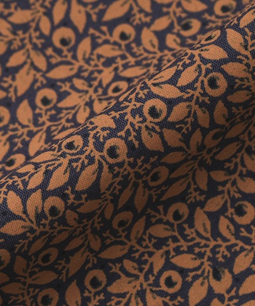 NANO universe（ナノユニバース）の「LB.04/フラワープリントシャツ 長袖（シャツ/ブラウス・メンズ・ダークオレンジ/ネイビー/グレー・S/L/M）」の10枚目の写真