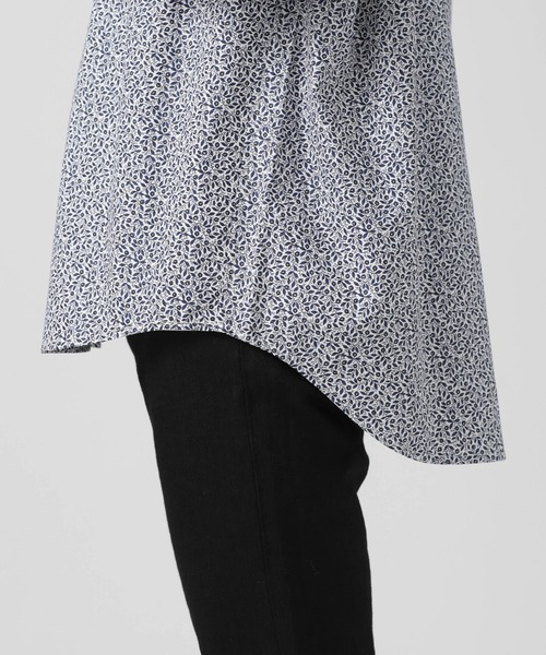 NANO universe（ナノユニバース）の「LB.04/フラワープリントシャツ 長袖（シャツ/ブラウス・メンズ・ダークオレンジ/ネイビー/グレー・S/L/M）」の18枚目の写真