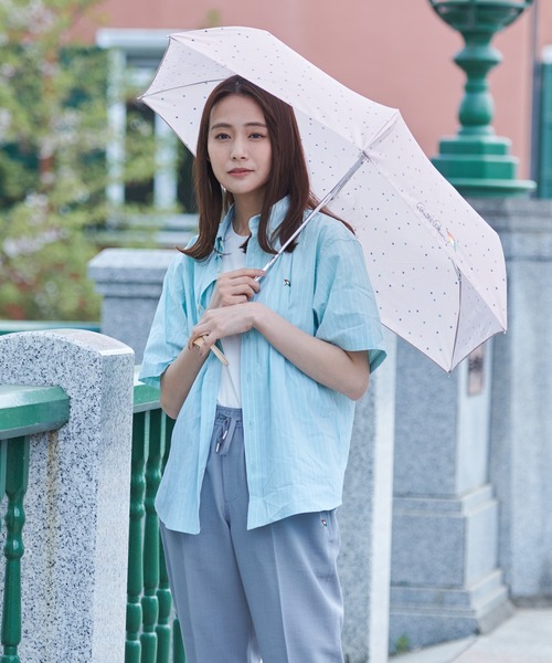 カラードット 晴雨兼用 シェア 折り畳み傘（折りたたみ傘