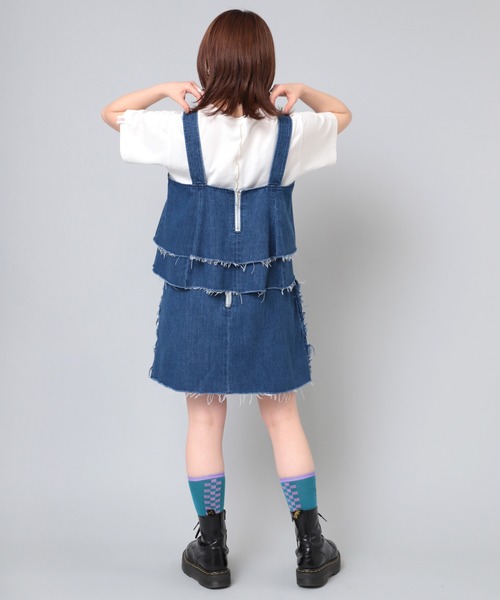 RNA（アールエヌエー）の「B2766 カットオフフレアキャミ（その他トップス・レディース・ライトインディゴブルー/ブラック・MEDIUM）」の14枚目の写真