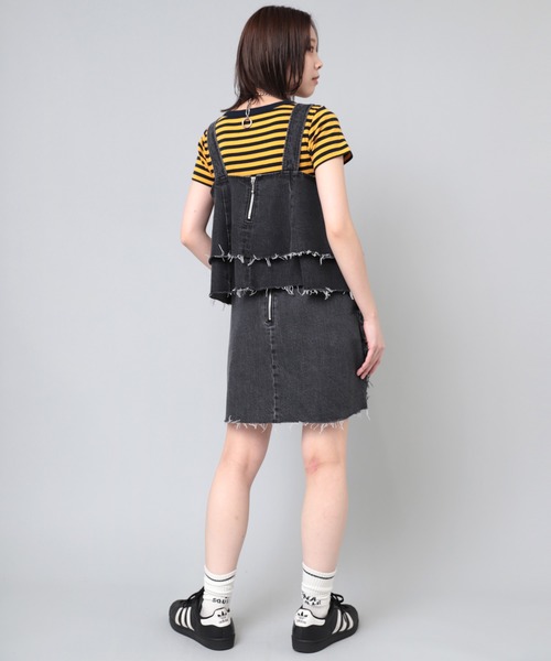 RNA（アールエヌエー）の「B2766 カットオフフレアキャミ（その他トップス・レディース・ライトインディゴブルー/ブラック・MEDIUM）」の17枚目の写真