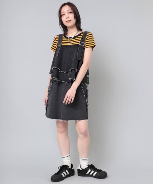 RNA（アールエヌエー）の「B2766 カットオフフレアキャミ（その他トップス・レディース・ライトインディゴブルー/ブラック・MEDIUM）」の13枚目の写真