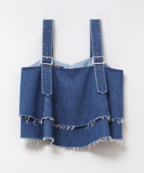 RNA（アールエヌエー）の「B2766 カットオフフレアキャミ（その他トップス・レディース・ライトインディゴブルー/ブラック・MEDIUM）」の19枚目の写真