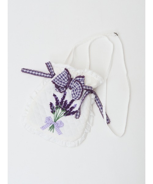 PINK HOUSE（ピンクハウス）の「ラベンダー刺繍入りキルティング