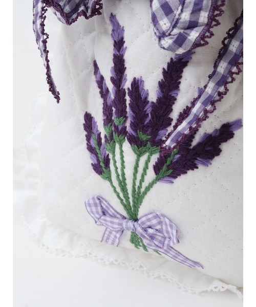 PINK HOUSE（ピンクハウス）の「ラベンダー刺繍入りキルティング