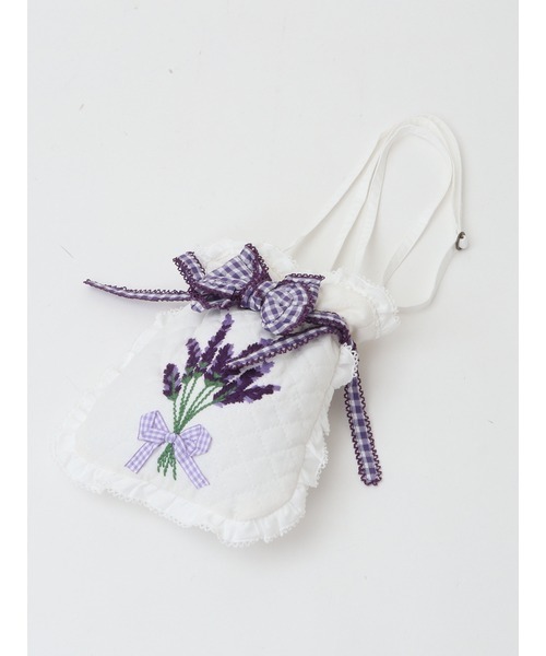 PINK HOUSE（ピンクハウス）の「ラベンダー刺繍入りキルティング
