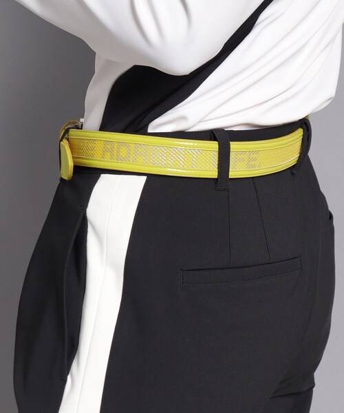 adabat(アダバット)の「◆【日本製】ロゴデザイン ベルト(ベルト・レディース・ネイビー/レモンイエロー・00)」の8枚目の写真