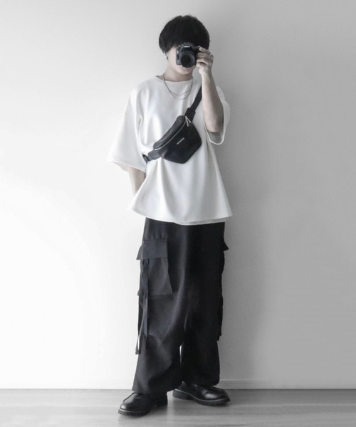 DEVICE（デバイス）の「【WEARISTA いつき×DEVICE コラボ】Rename ミニプレート フェイクレザー ウエストバッグ/ボディバッグ ショルダーバッグ（ボディバッグ/ウエストポーチ・メンズ・ブラック・FREE）」の18枚目の写真