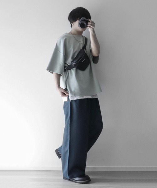 DEVICE（デバイス）の「【WEARISTA いつき×DEVICE コラボ】Rename ミニプレート フェイクレザー ウエストバッグ/ボディバッグ ショルダーバッグ（ボディバッグ/ウエストポーチ・メンズ・ブラック・FREE）」の19枚目の写真