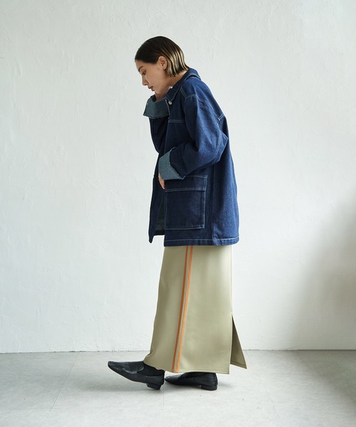 セール】サイドラインジャージスカート（スカート）｜notch