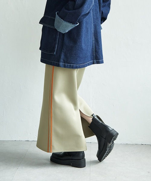 セール】サイドラインジャージスカート（スカート）｜notch