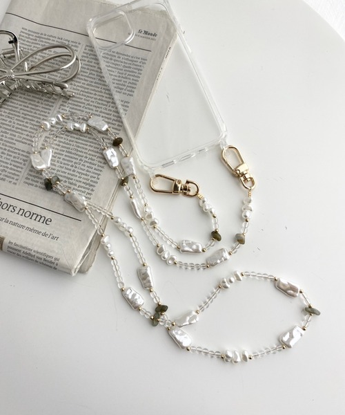 WEGO(ウィゴー)の「WEGO/デザインストーンストラップ(スマホグッズ・レディース・その他1/その他2・FREE)」の1枚目の写真