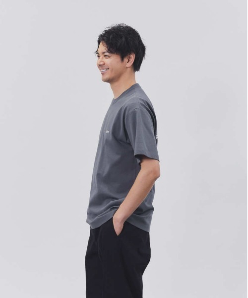 Lee(リー)の「【Lee】バックスクエアロゴTEE(Tシャツ/カットソー・メンズ・ダークグレー・L/XL/M)」の8枚目の写真