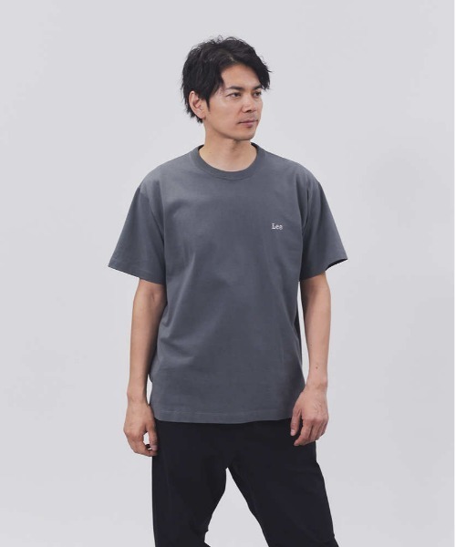 Lee(リー)の「【Lee】バックスクエアロゴTEE(Tシャツ/カットソー・メンズ・ダークグレー・L/XL/M)」の9枚目の写真