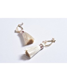 【Astyle】小花タッセルピアス(MA)