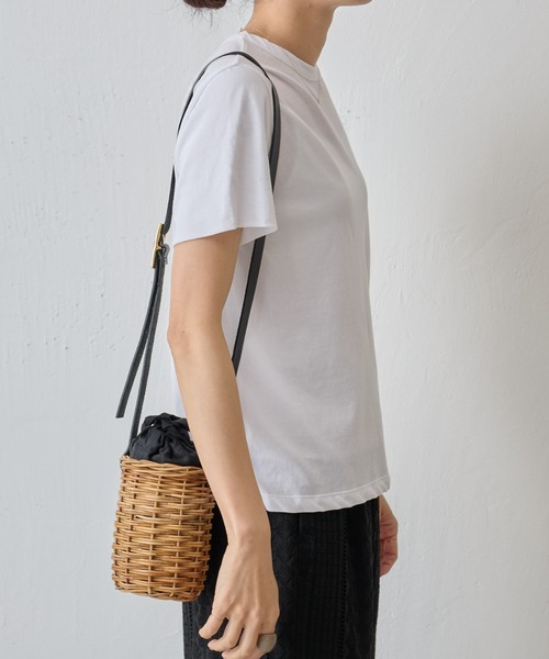 BEARDSLEY（ビアズリー）の「強撚Tシャツ（Tシャツ/カットソー・レディース・ホワイト/ブラック・FREE）」の18枚目の写真