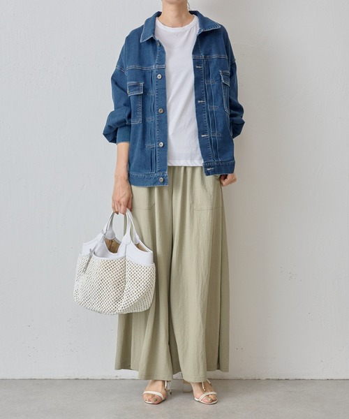 BEARDSLEY（ビアズリー）の「強撚Tシャツ（Tシャツ/カットソー・レディース・ホワイト/ブラック・FREE）」の15枚目の写真