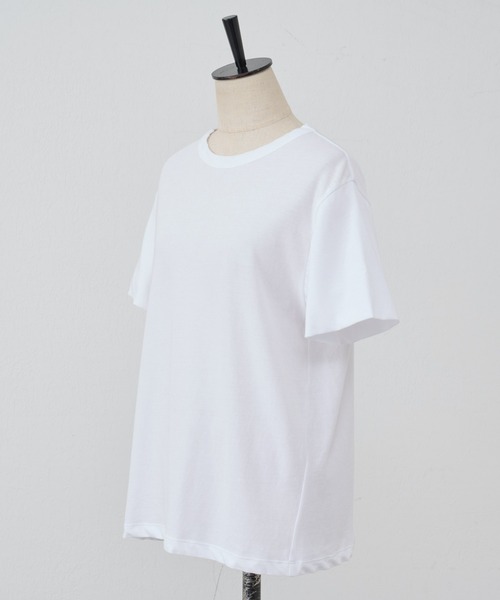 BEARDSLEY（ビアズリー）の「強撚Tシャツ（Tシャツ/カットソー・レディース・ホワイト/ブラック・FREE）」の5枚目の写真