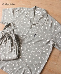 Miffy（ ミッフィー）の「【Miffy】ミッフィー総柄プリント　ルームウェア【ユニセックス】（ルームウェア/パジャマ・メンズ）」