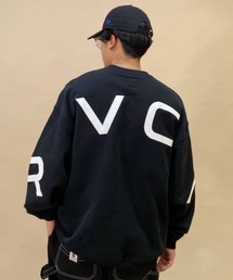 RVCA/ルーカ ロゴスウェット 裏起毛トレーナー クルーネックスウェット BD042-150