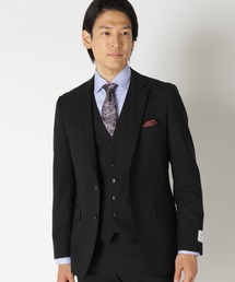 CROWDED CLOSET（クラウデッドクローゼット）の「NARROW シャドー千鳥格子スーツ/別売りベストあり/2ピースビジネスセットアップスーツ（スーツセット・メンズ）」