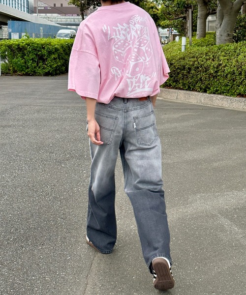 Perushu(ペルーシュ)の「グラデーションブラックデニム(デニムパンツ・メンズ・ブラック・SMALL/LARGE/MEDIUM)」の19枚目の写真