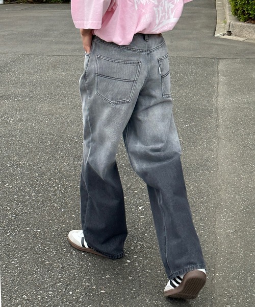 Perushu(ペルーシュ)の「グラデーションブラックデニム(デニムパンツ・メンズ・ブラック・SMALL/LARGE/MEDIUM)」の16枚目の写真