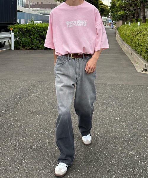 Perushu(ペルーシュ)の「グラデーションブラックデニム(デニムパンツ・メンズ・ブラック・SMALL/LARGE/MEDIUM)」の17枚目の写真