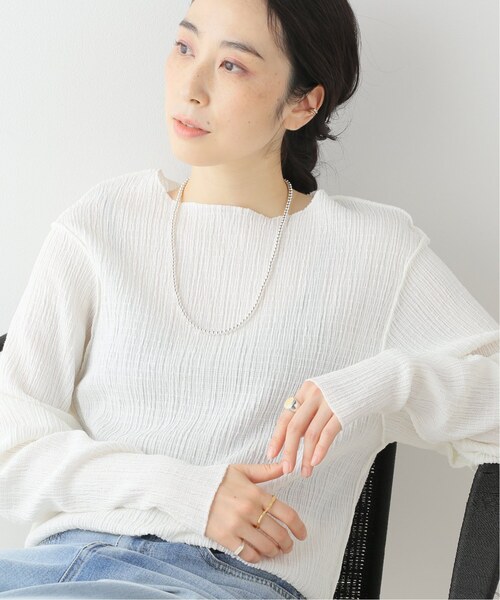 INDIAN JEWELRY 5mm シャイニービーズネックレス24インチ（ネックレス