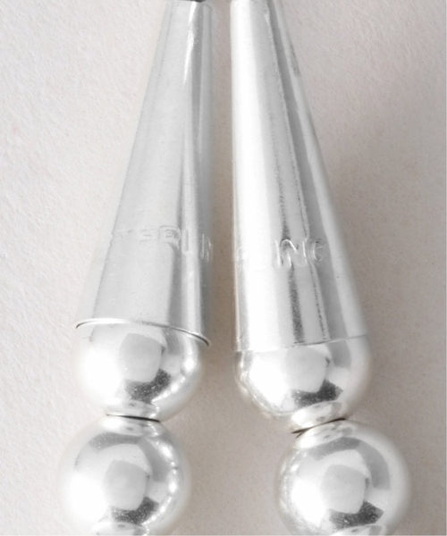 INDIAN JEWELRY 5mm シャイニービーズネックレス24インチ（ネックレス