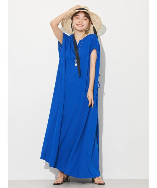 AMERICAN HOLIC(アメリカンホリック)の「スキッパーフレンチスリーブワンピース(ワンピース・レディース・チャコールグレー/ブルー/ブラウン・M/L)」の8枚目の写真