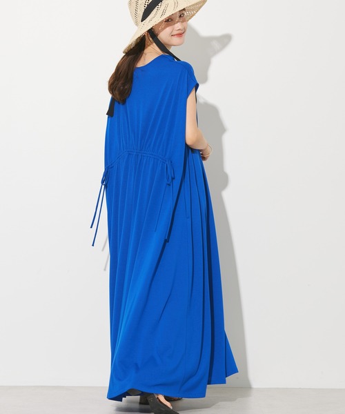 AMERICAN HOLIC(アメリカンホリック)の「スキッパーフレンチスリーブワンピース(ワンピース・レディース・チャコールグレー/ブルー/ブラウン・M/L)」の3枚目の写真