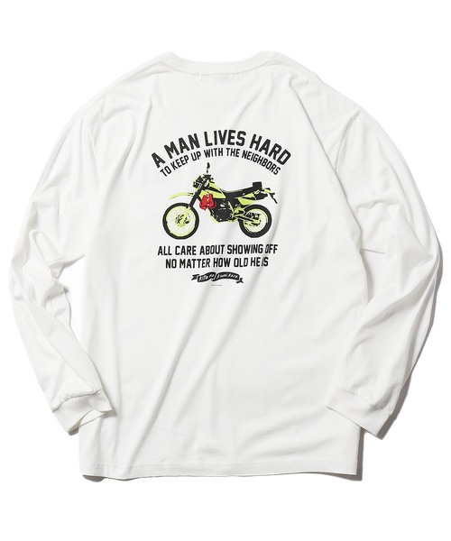 THE BEYOND AND PRODUCTS/ザ ビヨンド アンド プロダクツ×北の国から 男は見栄だ long tee ロンＴ（Tシャツ/カットソー）｜ROOPTOKYO（ループトウキョウ） 7,700円