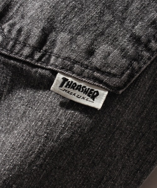 THRASHER（スラッシャー）の「【THRASHER/スラッシャー】ストレッチ ケミカルウォッシュ デニム クライミングバルーンパンツ（デニムパンツ・メンズ・ブラック/ケミカルウォッシュ・LL/M/L）」の9枚目の写真