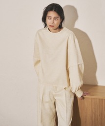 audrey and john wad | フラワージャガードクルーネックプルオーバー(シャツ/ブラウス)