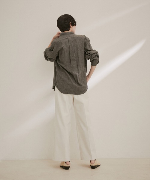 SALON adam et rope'（サロン アダム エ ロペ）の「【AULENTTI（オーレンティ）】ワイドベルト（ベルト・レディース・ダークブラウン/ブラック・FREE）」の5枚目の写真