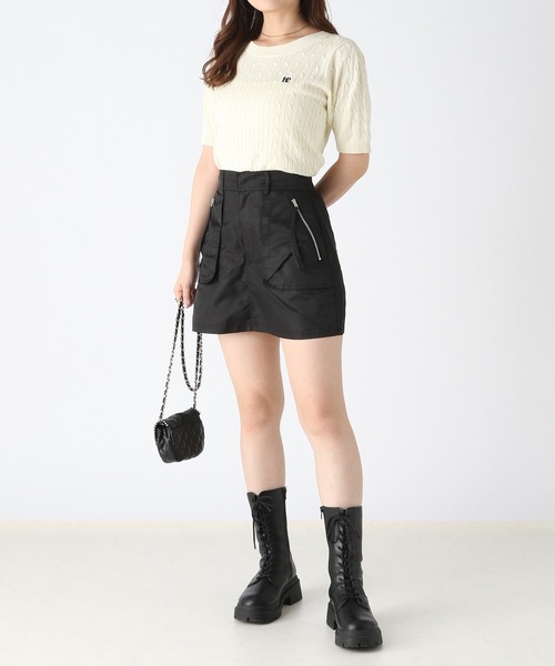 美品 ヴェルサーチ zip ミニスカート 2way リバーシブル Mサイズ 美品 ヴェルサーチ zip ミニスカート 2way リバーシブル Mサイズ