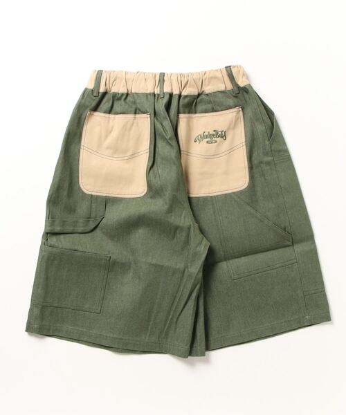 極美品 Wudgeboy ワッジボーイ カラーポケット デニムパンツ 茶 M 極美品 Wudgeboy ワッジボーイ カラーポケット デニムパンツ 茶