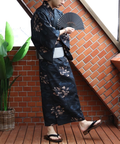 浴衣 和柄 総柄 浴衣 3点セット