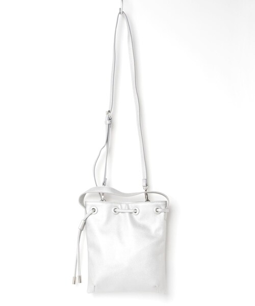 fredy emue（フレディエミュ）の「ドロストミニショルダーバッグ（ショルダーバッグ・レディース・ブラック系その他4/シルバー・FREE）」の7枚目の写真