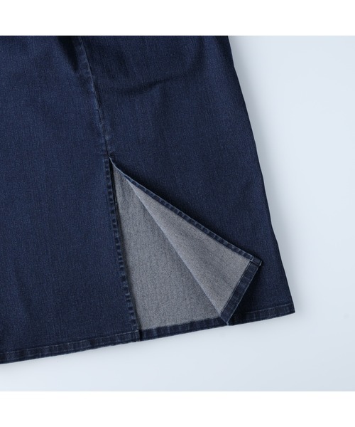 Right-on(ライトオン)の「【HONEYSUCKLE ROSE】ストレッチデニムタイトスカート(デニムスカート・レディース・ダークインディゴブルー・M/L)」の9枚目の写真