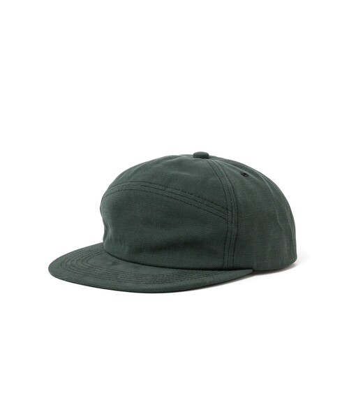 新品 未使用 BEAMS PLUSビームスプラス JCREW コラボキャップ BEAMS PLUS（ビームス プラス）5 Panel Long Bill PE Print（帽子