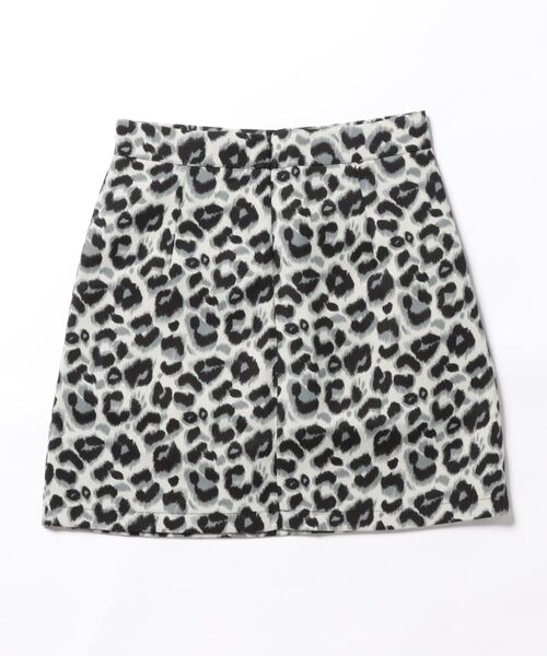 セール】【i-dare】レオパード ヒョウ柄 台形 ミニスカート（スカート