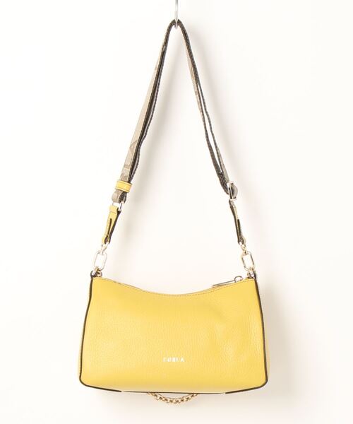 FURLA（フルラ）の「FURLA PRIMULA MINI C.BODY DOUBLE STRAP（ショルダーバッグ・レディース・イエロー・ONE SIZE）」の2枚目の写真