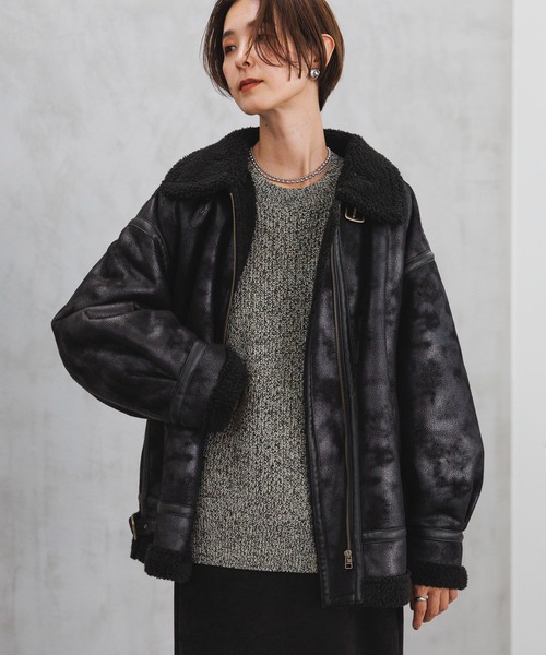 LEPSIM（レプシィム）の「7ゲージメランジプルオーバー　971243（ニット/セーター・レディース・グリーン/ブラック/イエロー・FREE）」の9枚目の写真